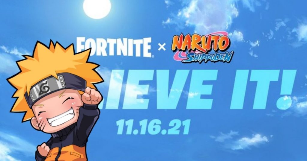 Naruto llega a Fortnite en este mes de noviembre